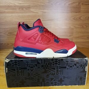 Nike Air Jordan 4 GS Fiba Youth Size 6.5 Youth 408452-617 Red Retro